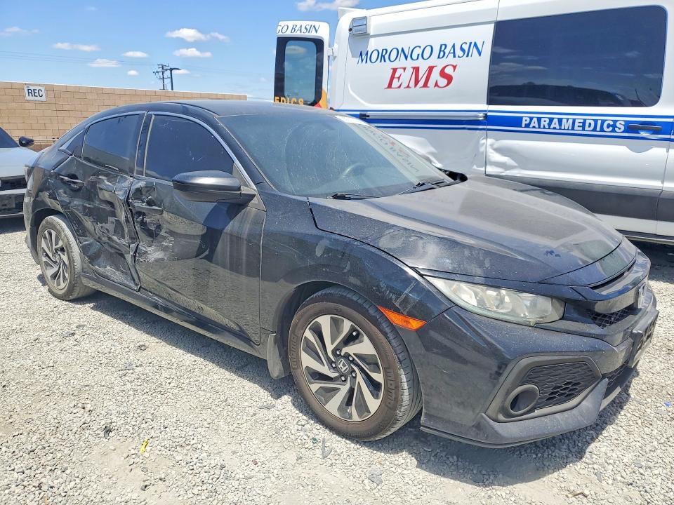 2018 Honda Civic VIN SHHFK7H25JU431289 COPART salvage auction — SIDE, Ca - Salvage Certificate, sold $3,300 on 2026-07-15 (photo 4)