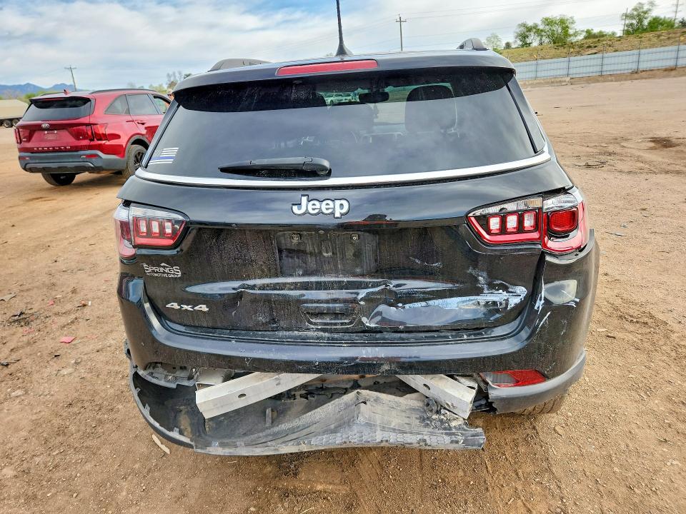 2020 Jeep Compass VIN 3C4NJDBB2LT145315 COPART salvage auction — REAR END, Co - Salvage Title, sold $275 on 2026-07-22 (photo 6)