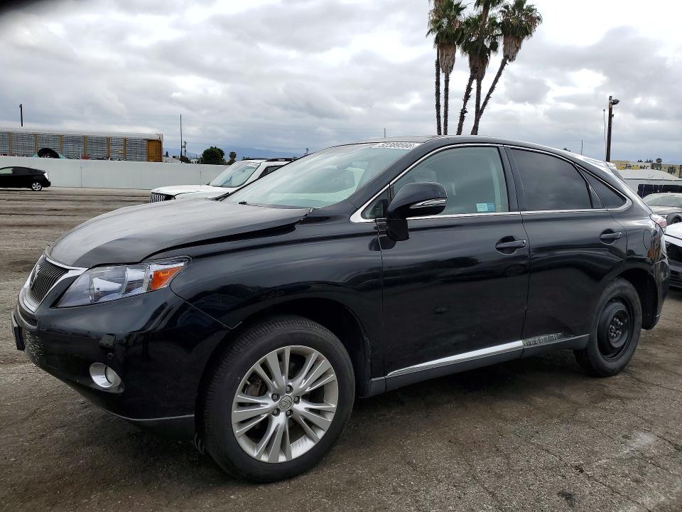 2010 Lexus Rx VIN JTJZB1BA1A2400732 COPART salvage auction — FRONT END, Ca - Salvage Certificate, sold $2,400 on 2026-07-17 (photo 1)