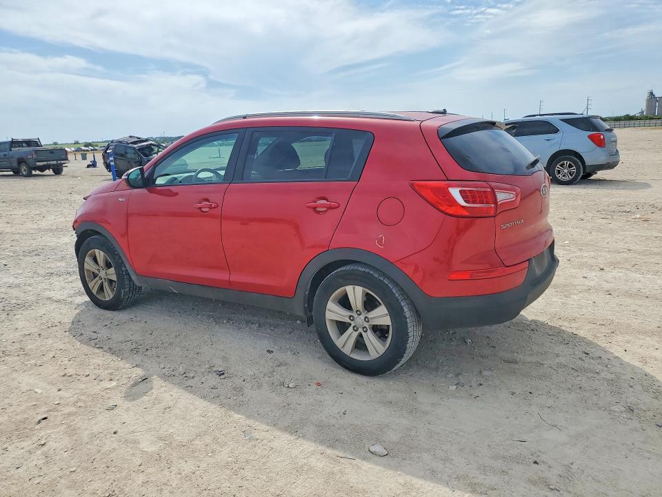 2011 Kia Sportage VIN KNDPBCA23B7025267 COPART salvage auction — FRONT END, TX - SALVAGE VEHICLE TITLE (P), sold $1,950 on 2026-07-09 (photo 2)