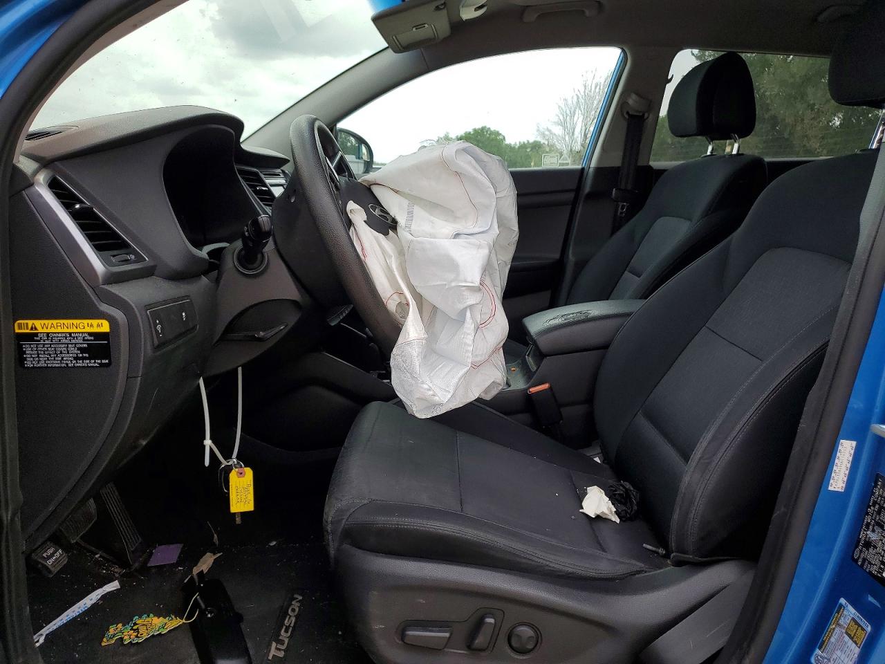 2016 Hyundai Tucson VIN KM8J33A49GU114253 COPART salvage auction — Front End, TX - SALVAGE VEHICLE TITLE, sold $1,650 on 2026-07-09 (photo 7)