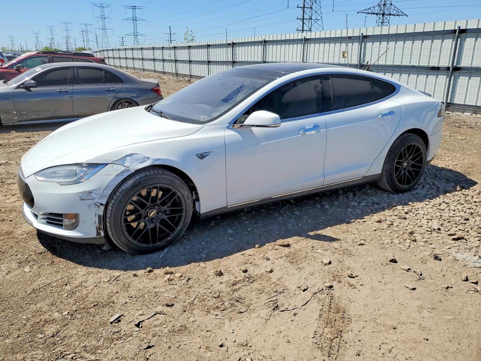 2015 Tesla Model s VIN 5YJSA1S29FF084890 COPART salvage auction — FRONT END, Il - Salvage Certificate, sold $2,350 on 2026-07-03 (photo 1)