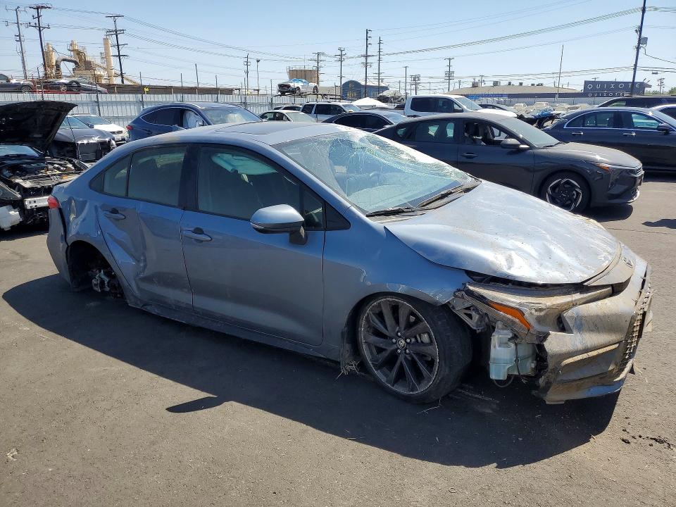 2025 Toyota Corolla VIN JTDBCMFE8S3090364 COPART salvage auction — ROLLOVER, Ca - Salvage Certificate, sold $4,200 on 2026-07-08 (photo 4)
