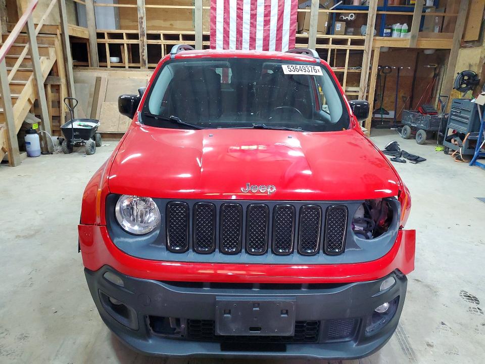 2017 Jeep Renegade VIN ZACCJBBB4HPF46410 COPART salvage auction — FRONT END, Mn - Cert Of Title-Salvage, sold $1,700 on 2026-07-14 (photo 5)