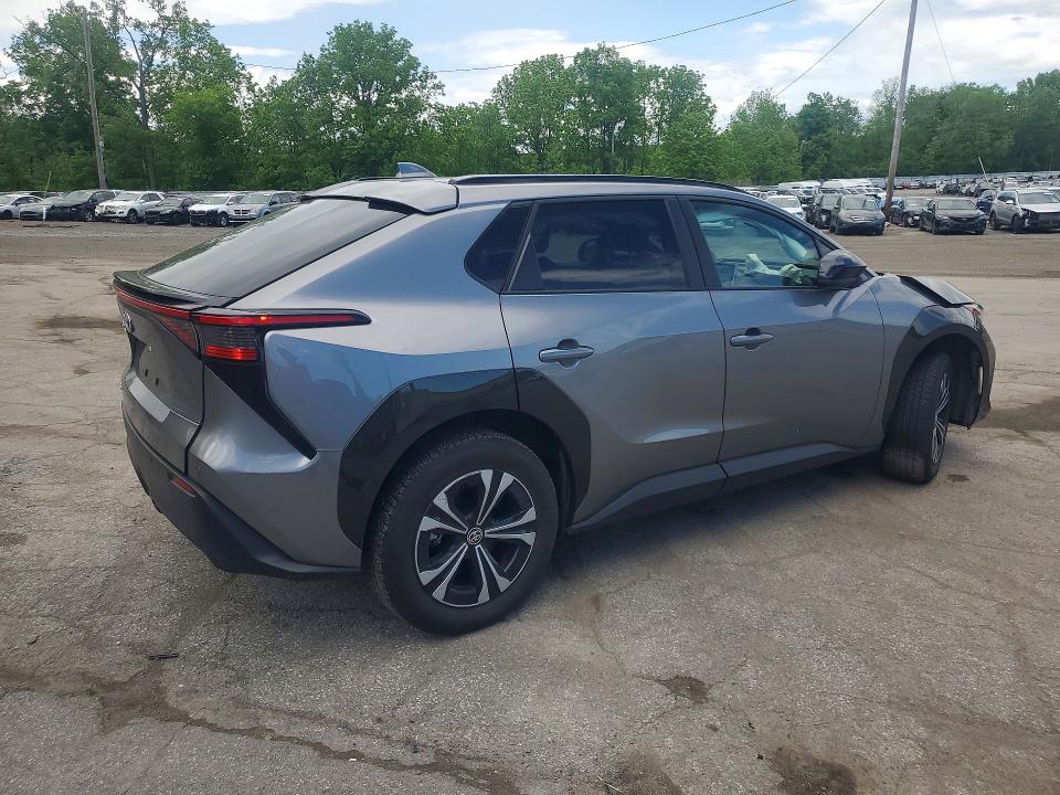 2025 Toyota Bz4x VIN JTMAAAAA8SA066954 COPART salvage auction — FRONT END, Pa - Certificate Of Salvage, sold $10,200 on 2026-07-07 (photo 3)