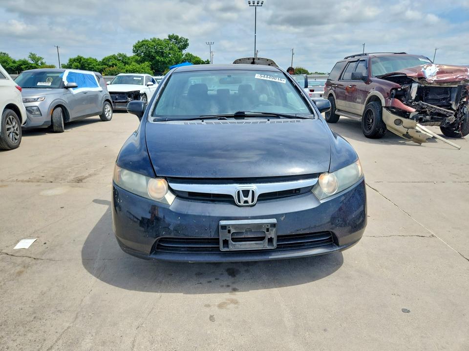 2008 Honda Civic VIN 1HGFA16508L097342 COPART salvage auction — REAR END, Tx - Salvage Vehicle Title, sold $800 on 2026-07-02 (photo 5)