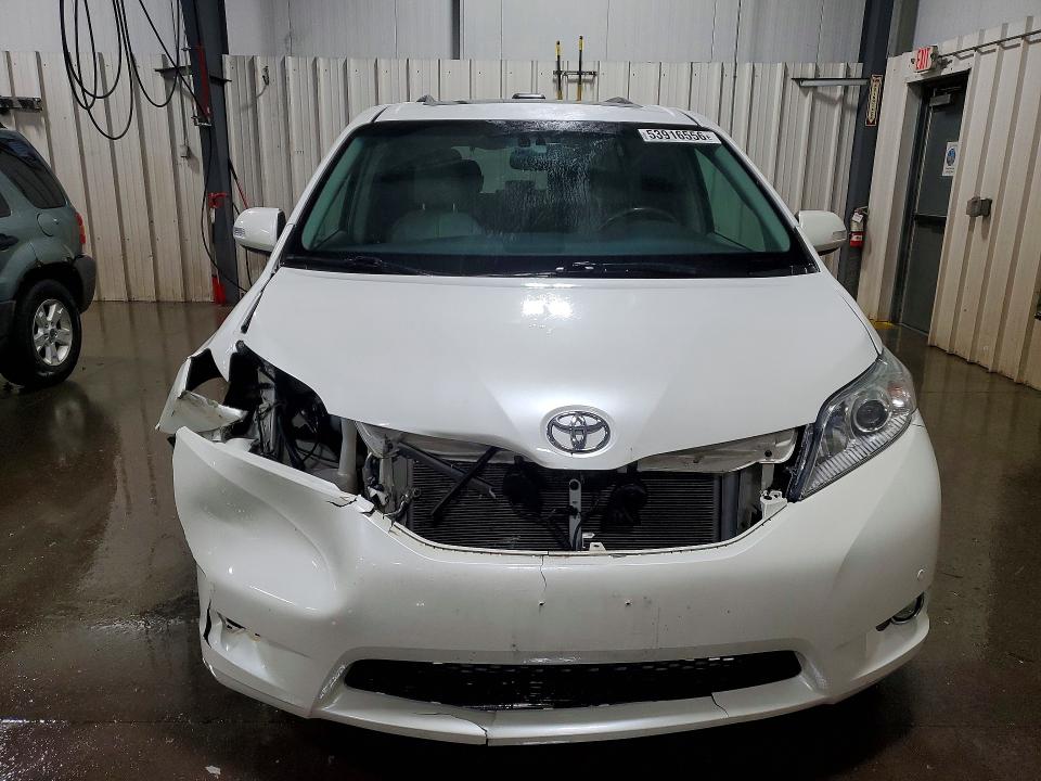 2013 Toyota Sienna VIN 5TDDK3DC6DS066847 COPART salvage auction — FRONT END, Mn - Cert Of Title-Salvage, sold $4,700 on 2026-07-02 (photo 5)