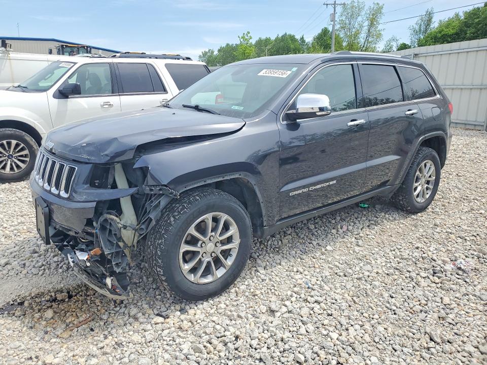 2014 Jeep Grand cherokee VIN 1C4RJFBG5EC352868 COPART salvage auction — FRONT END, Mi - Certificate Of Title, sold $2,100 on 2026-07-02 (photo 1)