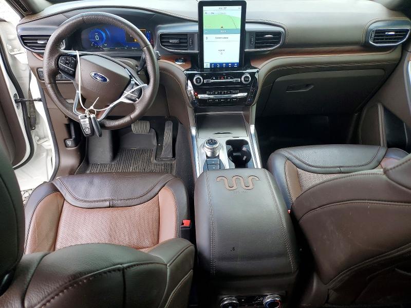 2022 Ford Explorer VIN 1FM5K8LC8NGC04513 COPART salvage auction — HAIL, Ks - Cert Of Title-Salvage, sold $21,800 on 2026-07-09 (photo 8)