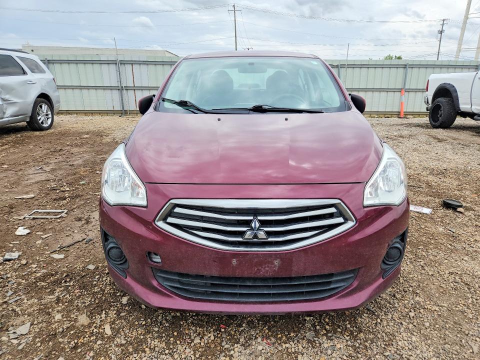 2019 Mitsubishi Mirage VIN ML32F3FJ7KHF09313 COPART salvage auction — REAR END, Il - Salvage Certificate, sold $1,450 on 2026-07-08 (photo 5)