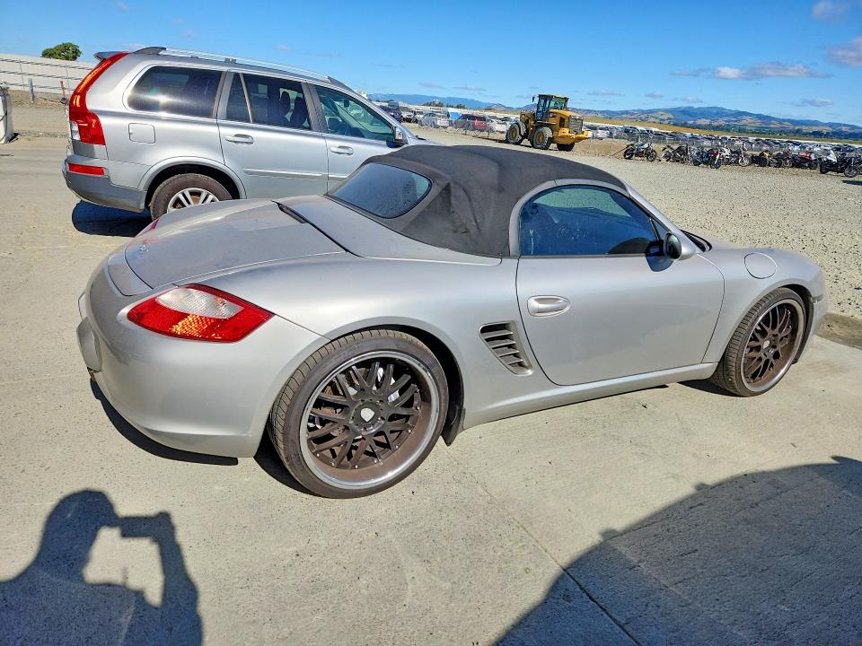 2005 Porsche Boxster VIN WP0CA29895U711467 COPART salvage auction — VANDALISM, Ca - Salvage Certificate, sold $7,000 on 2026-07-13 (photo 3)