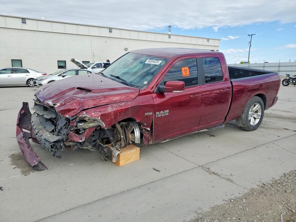 2017 Ram 1500 VIN 1C6RR7HT2HS837411 COPART salvage auction — FRONT END, UT - SALVAGE CERTIFICATE, sold $2,500 on 2026-09-04 (photo 1)