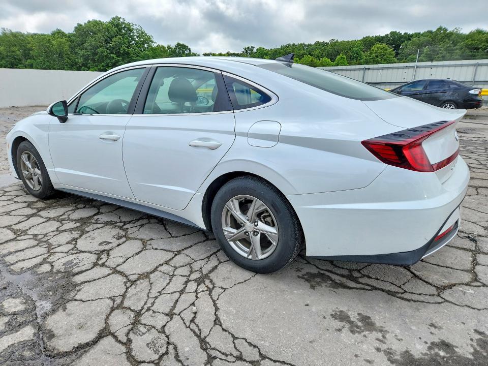 2021 Hyundai Sonata VIN 5NPEG4JA9MH124986 COPART salvage auction — HAIL, MO - SALVAGE CERTIFICATE OF TITLE, sold $3,750 on 2026-07-28 (photo 2)