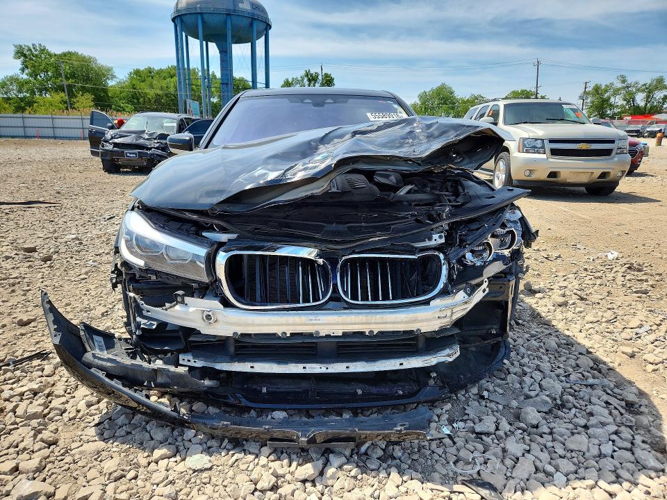 2019 BMW 7er VIN WBA7E4C58KGV28536 COPART salvage auction — FRONT END, Wv - Salvage Certificate, sold $3,650 on 2026-07-31 (photo 5)
