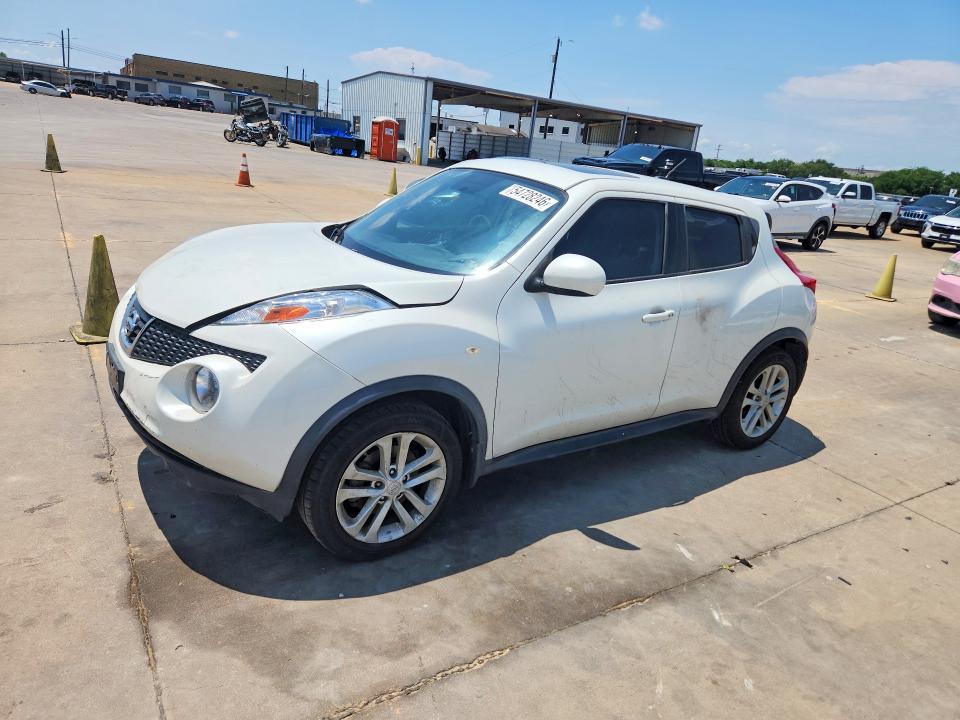2013 Nissan Juke VIN JN8AF5MR2DT218703 COPART salvage auction — FRONT END, Tx - Salvage Vehicle Title, sold $175 on 2026-07-16 (photo 1)