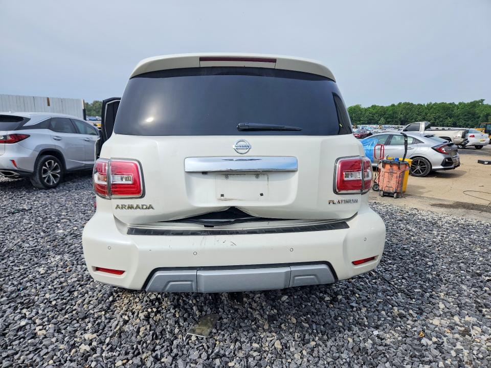 2017 Nissan Armada VIN JN8AY2NFXH9303353 COPART salvage auction — BURN, Tn - Salvage Certificate, sold $2,650 on 2026-07-02 (photo 6)