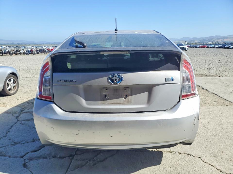 2013 Toyota Prius VIN JTDKN3DUXD5600722 COPART salvage auction — SIDE, Ca - Salvage Certificate, sold $850 on 2026-07-23 (photo 6)