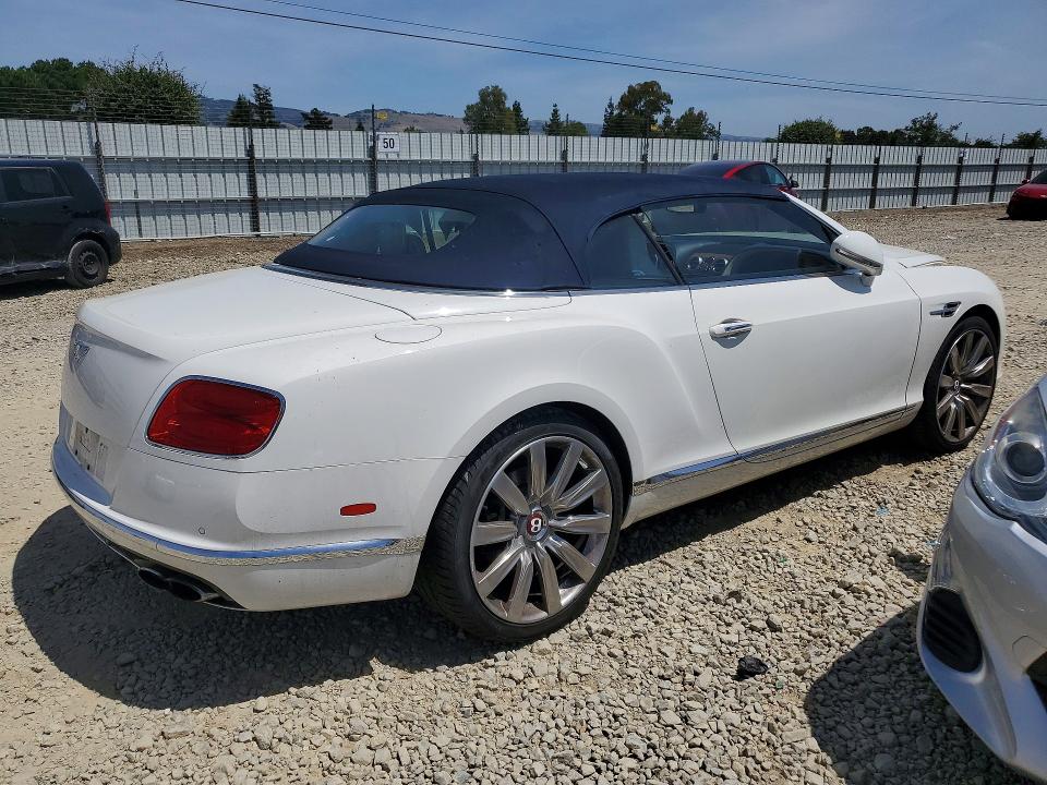 2017 Bentley Continental gt VIN SCBGT3ZAXHC061422 COPART salvage auction — FRONT END, Ca - Salvage Certificate, sold $18,300 on 2026-07-02 (photo 3)