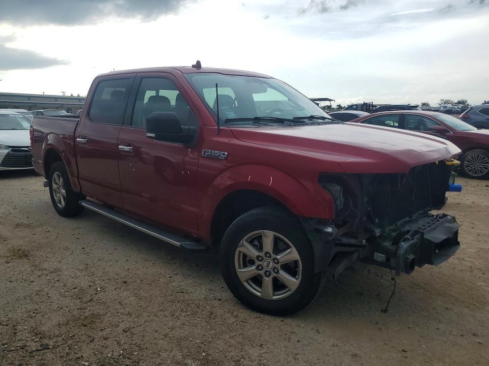 2018 Ford F-150 VIN 1FTEW1CG3JKC50616 COPART salvage auction — FRONT END, Tx - Salvage Vehicle Title, sold $7,100 on 2026-07-02 (photo 4)