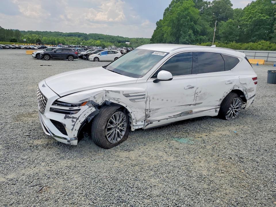 2026 Genesis Gv80 VIN KMUHC4SB9TU300369 COPART salvage auction — SIDE, Nc - Salvage Certificate Of Title, sold $8,300 on 2026-07-23 (photo 1)