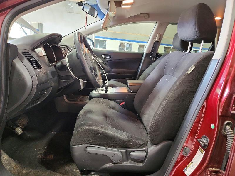 2012 Nissan Murano VIN JN8AZ1MW7CW213841 COPART salvage auction — FRONT END, Va - Certificate Of Title, sold $200 on 2026-07-02 (photo 7)