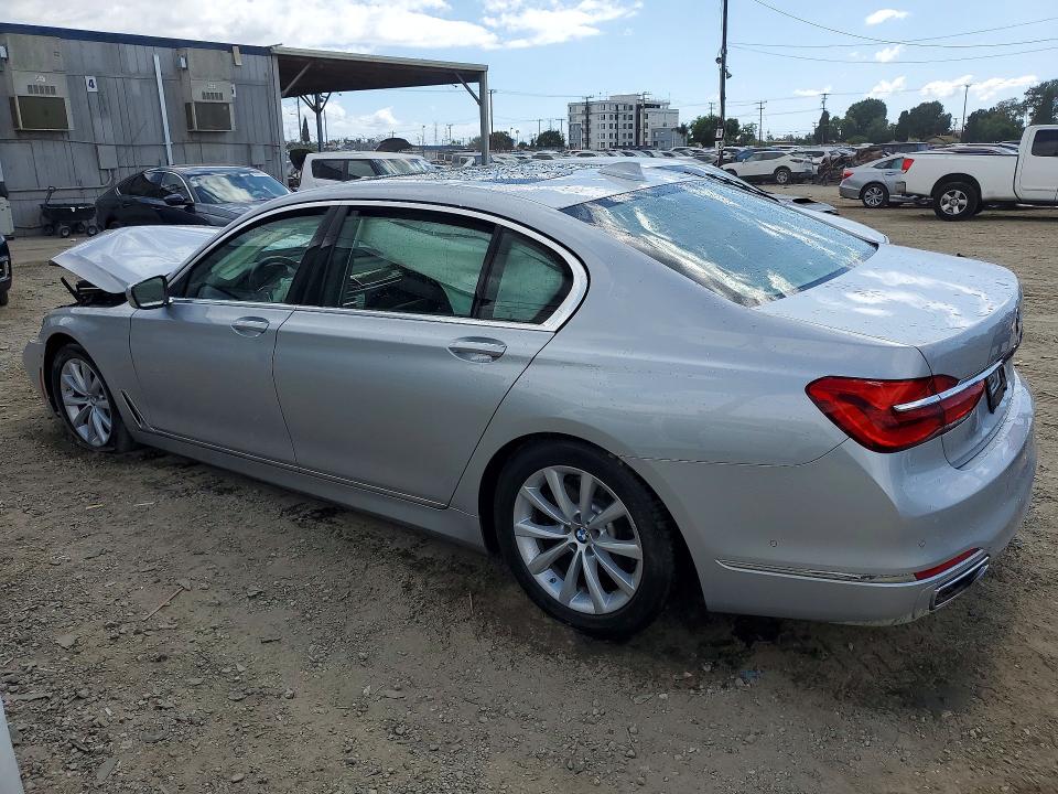 2018 BMW 7 series VIN WBA7F0C50JGM23722 COPART salvage auction — FRONT END, Ca - Acq Bos - Post Sale - Salvage, sold $2,650 on 2026-07-09 (photo 2)