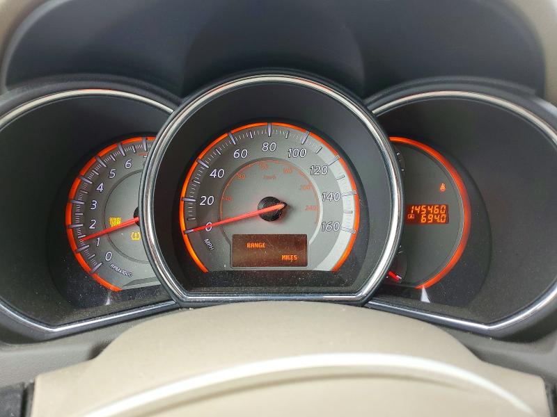 2009 Nissan Murano VIN JN8AZ18W99W128728 COPART salvage auction — FRONT END, Va - Certificate Of Title, sold $325 on 2026-07-02 (photo 9)