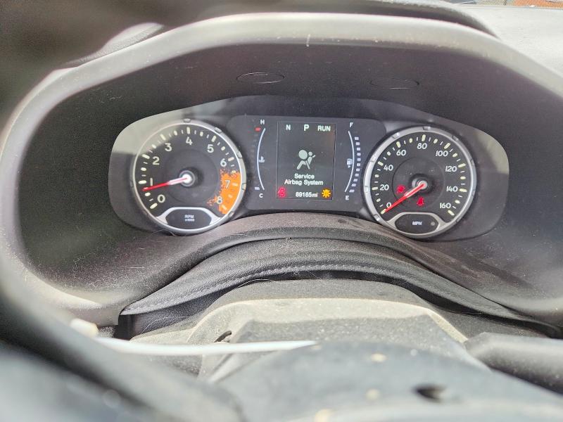 2018 Jeep Renegade VIN ZACCJBBB0JPG93359 COPART salvage auction — FRONT END, Il - Salvage Certificate, sold $600 on 2026-07-20 (photo 9)
