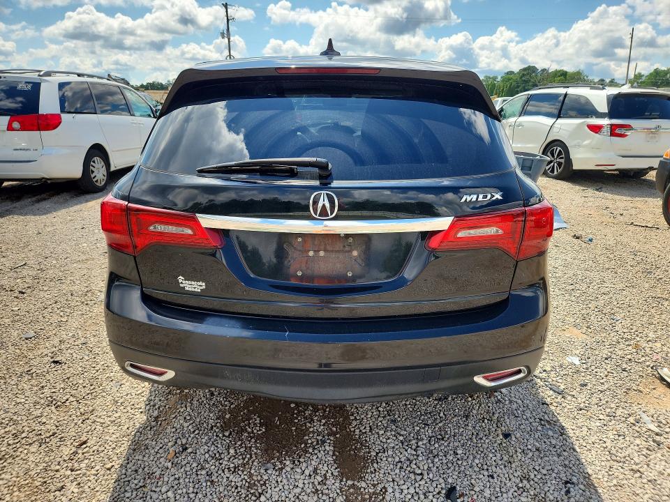 2016 Acura Mdx VIN 5FRYD3H43GB018289 COPART salvage auction — FRONT END, Al - Cert Of Title-Salvage Title, sold $400 on 2026-07-02 (photo 6)
