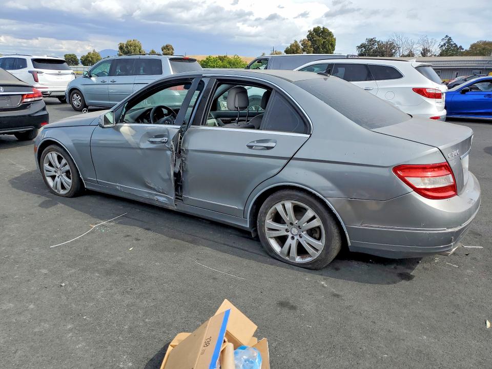 2010 Mercedes-benz C-klasse VIN WDDGF5EB2AF436163 COPART salvage auction — SIDE, Ca - Salvage Certificate, sold $375 on 2026-08-10 (photo 2)