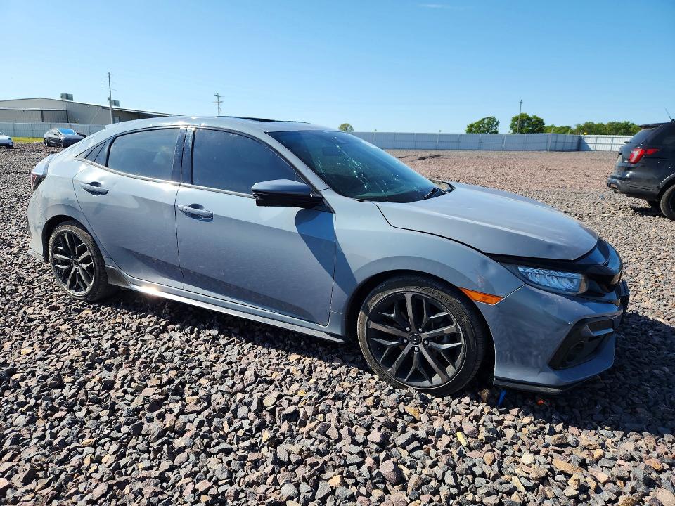2021 Honda VIN SHHFK7H91MU411512 COPART salvage auction — HAIL, Mo - Salvage Certificate Of Title, sold $8,900 on 2026-07-27 (photo 4)