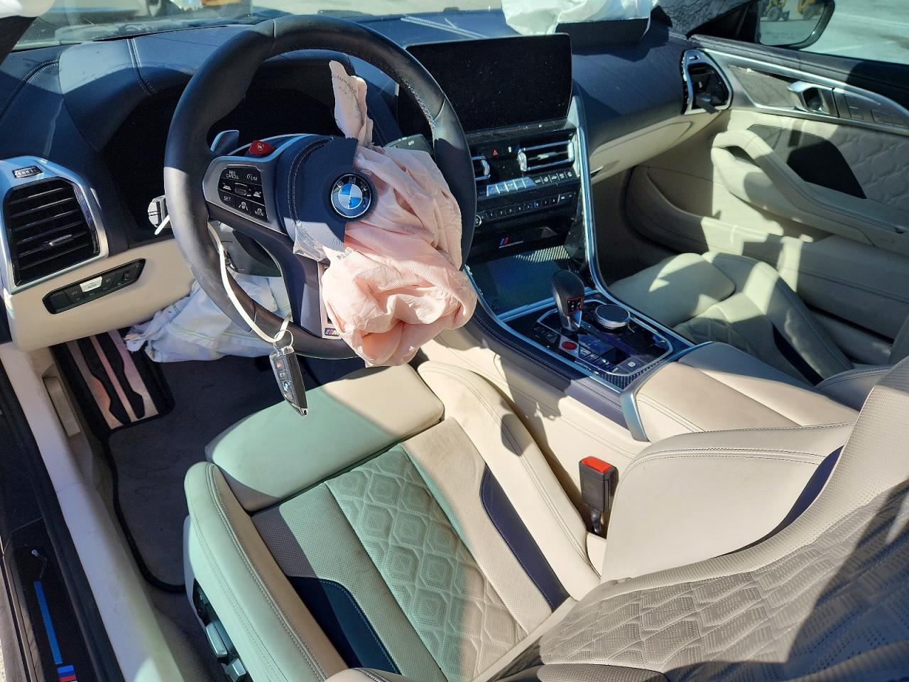 2023 BMW M8 VIN WBSAE0C00PCK59154 COPART salvage auction — Front End, CA - SALVAGE CERTIFICATE, sold $35,500 on 2026-06-30 (photo 8)
