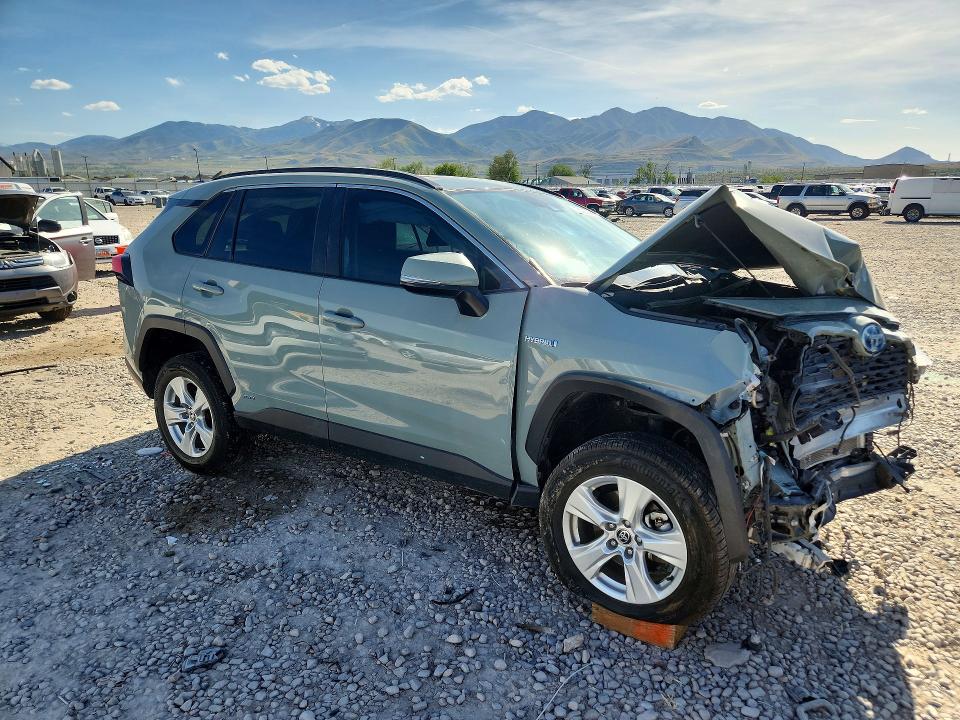 2021 Toyota Rav 4 VIN 2T3RWRFV7MW114298 COPART salvage auction — FRONT END, Ut - Salvage Certificate, sold $9,800 on 2026-07-31 (photo 4)