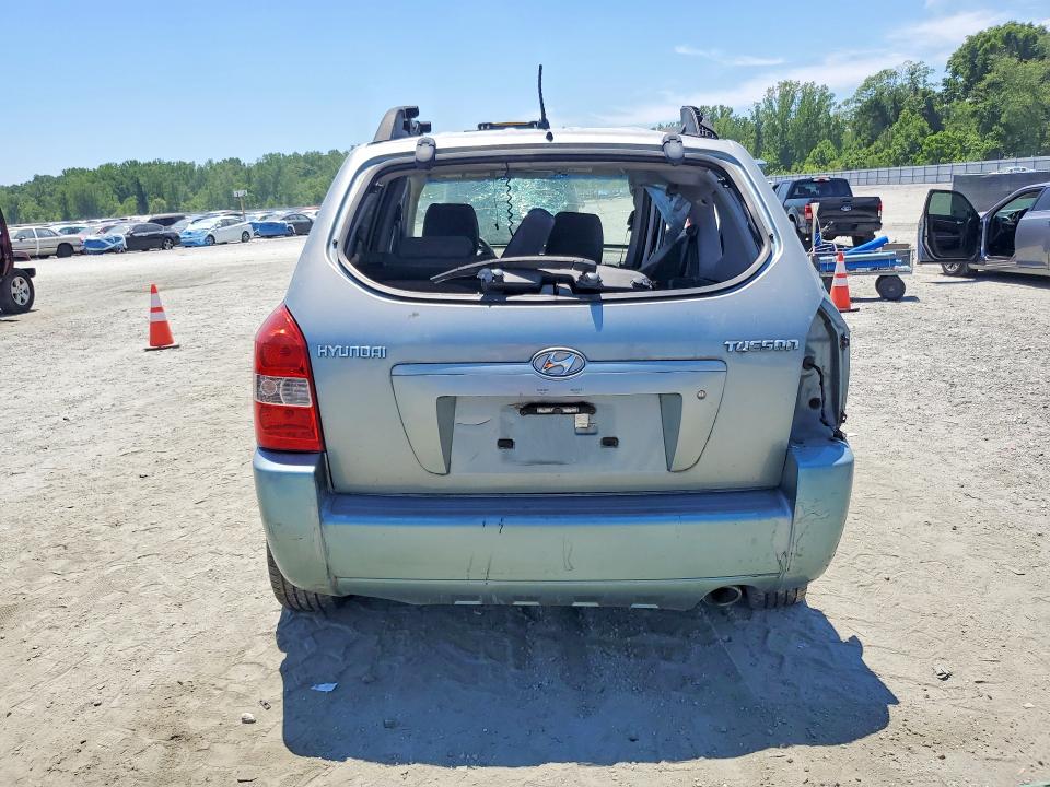 2006 Hyundai Tucson VIN KM8JM12B36U414433 COPART salvage auction — SIDE, Sc - Cert Of Title-Salvage, sold $300 on 2026-07-13 (photo 6)