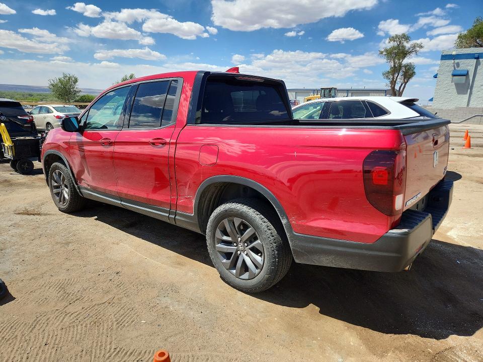 2021 Honda Ridgeline VIN 5FPYK3F18MB017450 COPART salvage auction — MINOR DENT/SCRATCHES, Nm - Cert Of Title-Salvage, sold $11,000 on 2026-07-09 (photo 2)