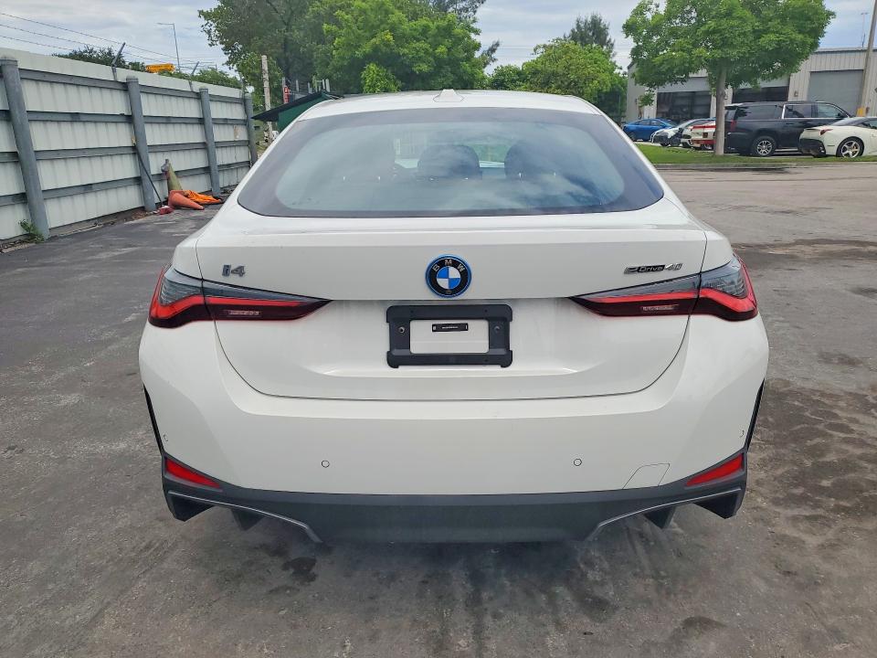 2025 BMW I4 VIN WBY23HD06SFV61214 COPART salvage auction — FRONT END, Fl - Cert Of Title Slvg Rebuildable, sold $16,600 on 2026-07-13 (photo 6)