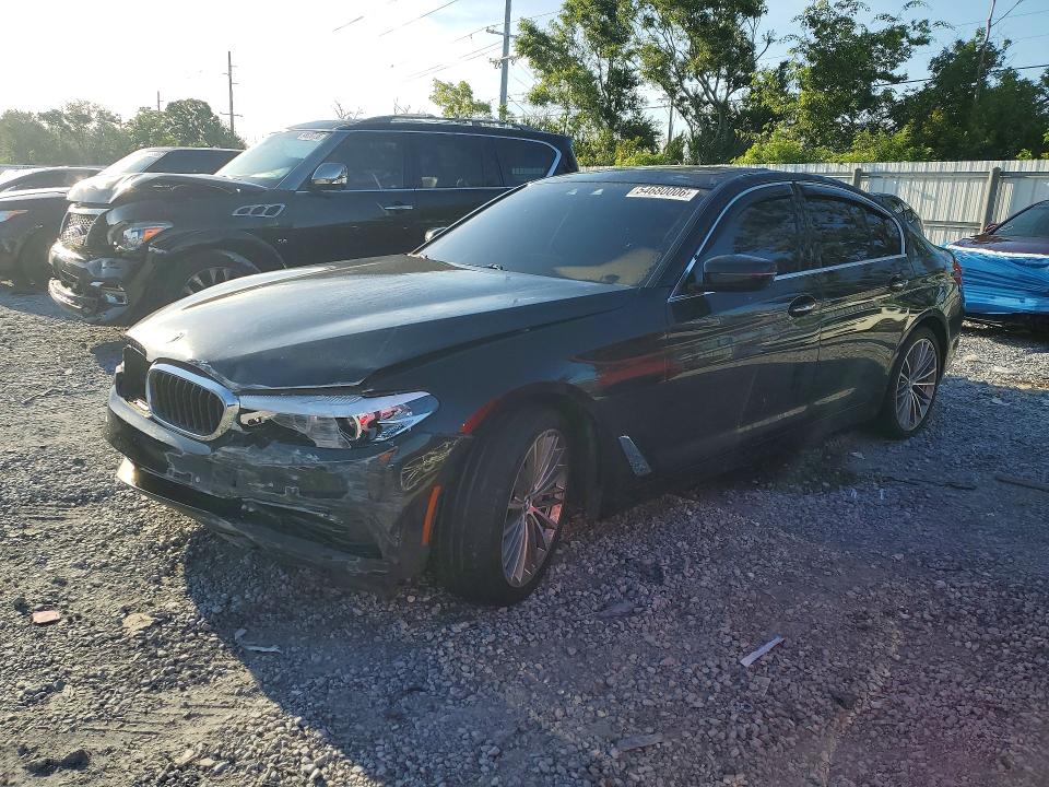 2018 BMW 5er VIN WBAJA5C55JG899627 COPART salvage auction — FRONT END, Fl - Cert Of Title Slvg Rebuildable, sold $6,800 on 2026-07-07 (photo 1)