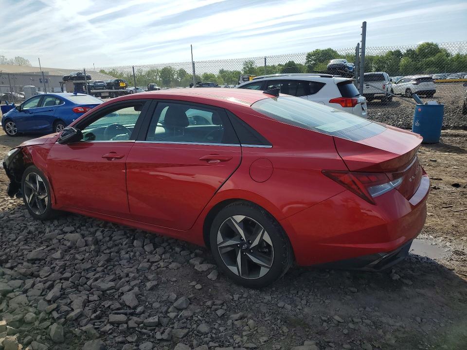 2022 Hyundai Elantra VIN 5NPLN4AG2NH056114 COPART salvage auction — FRONT END, Pa - Certificate Of Salvage, sold $5,100 on 2026-07-08 (photo 2)
