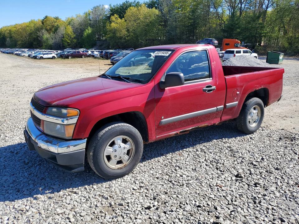 2006 Chevrolet Colorado VIN 1GCCS148068307241 COPART salvage auction — FRAME DAMAGE, Ma - Certificate Of Title, sold $475 on 2026-07-02 (photo 1)