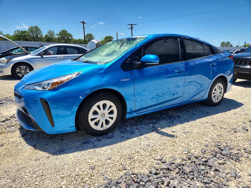 2022 Toyota VIN JTDKAMFU7N3186620 COPART salvage auction — HAIL, Mo - Salvage Certificate Of Title, sold $3,750 on 2026-07-06 (photo 1)