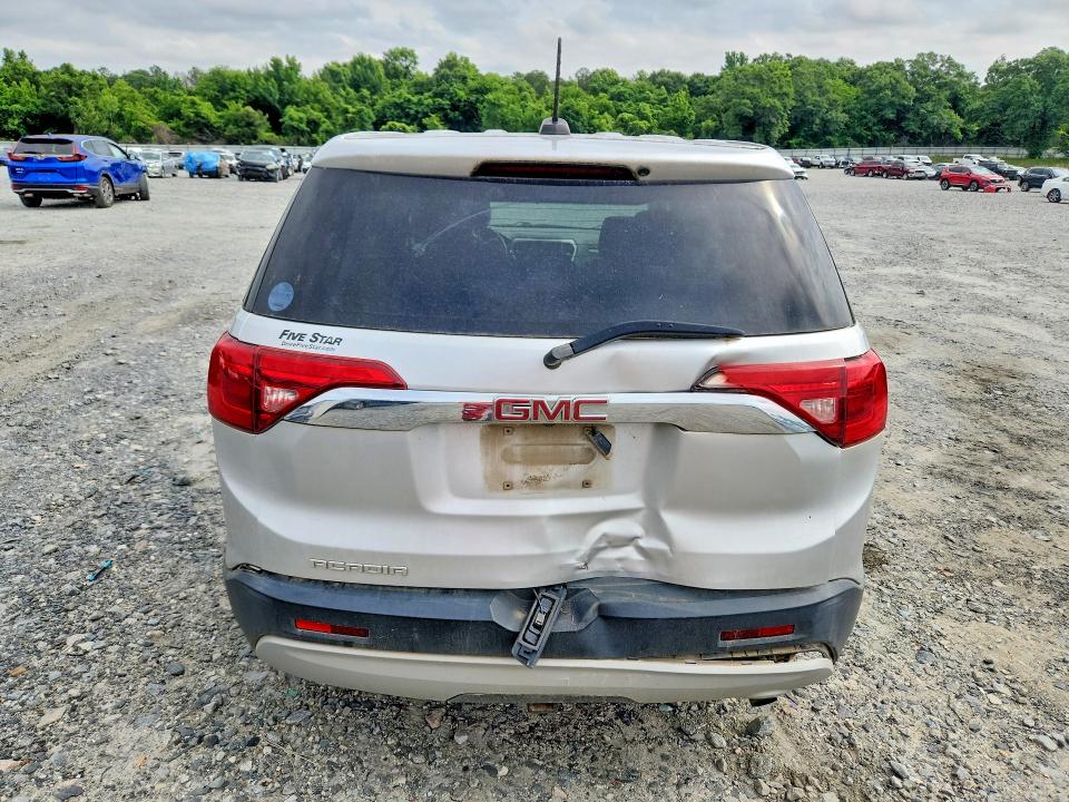 2018 Gmc Acadia VIN 1GKKNKLA0JZ106749 COPART salvage auction — FRONT END, Ga - Cert Of Title-Salvage, sold $1,150 on 2026-07-09 (photo 6)