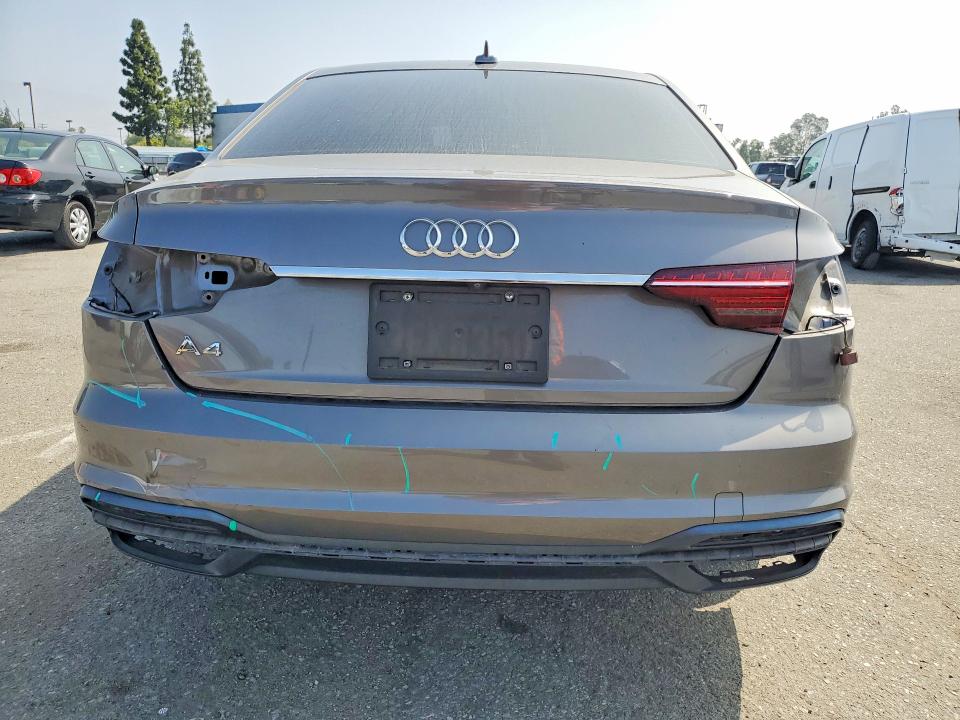 2020 Audi A4 VIN WAUGMAF4XLN005312 COPART salvage auction — FRONT END, Ca - Salvage Certificate, sold $6,500 on 2026-07-02 (photo 6)