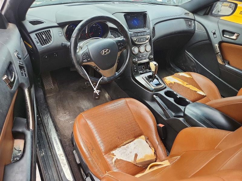 2013 Hyundai Genesis VIN KMHHU6KJ3DU105626 COPART salvage auction — FRONT END, Mt - Certificate Of Title, sold $575 on 2026-07-25 (photo 8)