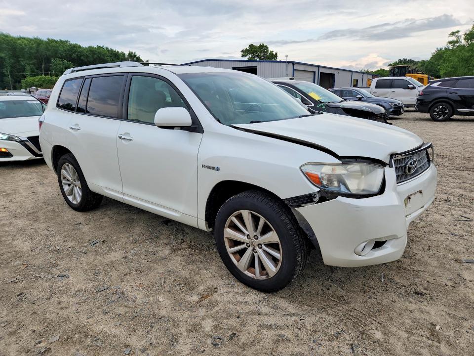 2010 Toyota Highlander hybrid VIN JTEJW3EHXA2048416 COPART salvage auction — FRONT END, Va - Certificate Of Title, sold $2,750 on 2026-07-07 (photo 4)