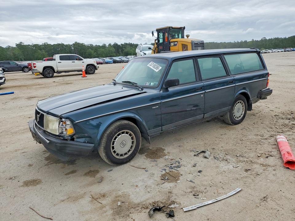 1993 Volvo 240 series VIN YV1AW8804P1951497 COPART salvage auction — FRONT END, Sc - Cert Of Title-Salvage, sold $350 on 2026-08-10 (photo 1)