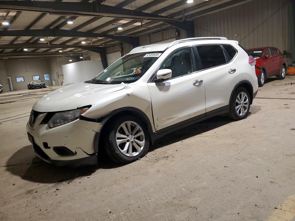 2016 Nissan VIN KNMAT2MV2GP618774 COPART salvage auction — FRONT END, Pa - Certificate Of Salvage, sold $1,800 on 2026-07-08 (photo 1)