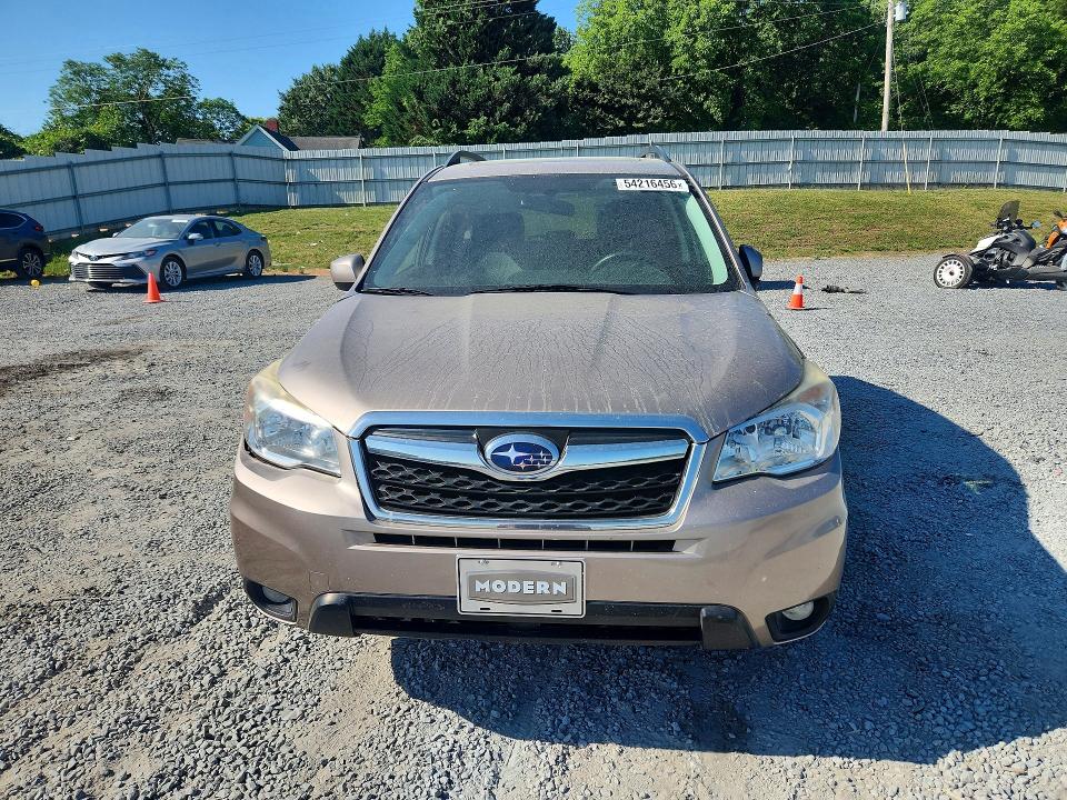 2014 Subaru Forester VIN JF2SJAHC7EH443329 COPART salvage auction — SIDE, Nc - Salvage Certificate Of Title, sold $800 on 2026-07-15 (photo 5)