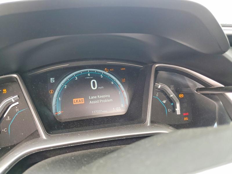 2018 Honda Civic VIN JHMFC1F95JX022807 COPART salvage auction — FRONT END, Tx - Salvage Vehicle Title, sold $1,650 on 2026-07-14 (photo 9)