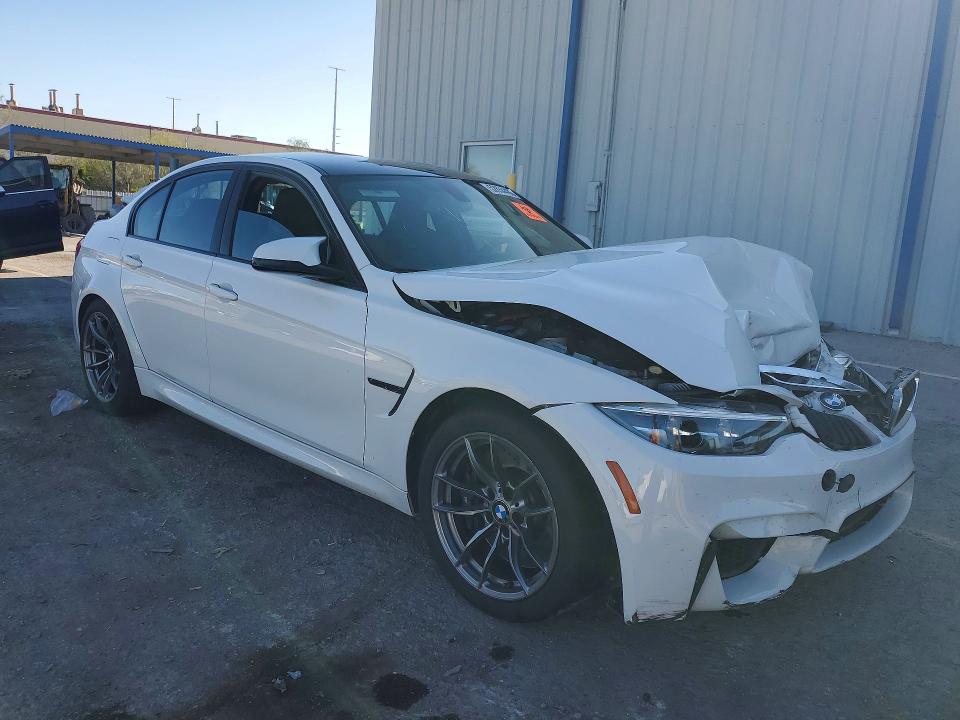 2018 BMW M3 VIN WBS8M9C57J5J78990 COPART salvage auction — FRONT END, Nv - Salvage Title, sold $5,700 on 2026-07-02 (photo 4)