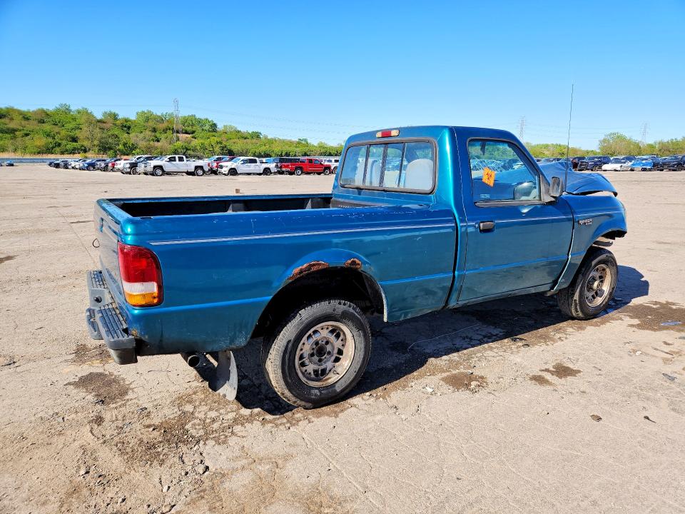 1993 Ford Ranger VIN 1FTCR10U2PUD49529 COPART salvage auction — FRONT END, Il - Salvage Certificate, sold $400 on 2026-07-03 (photo 3)